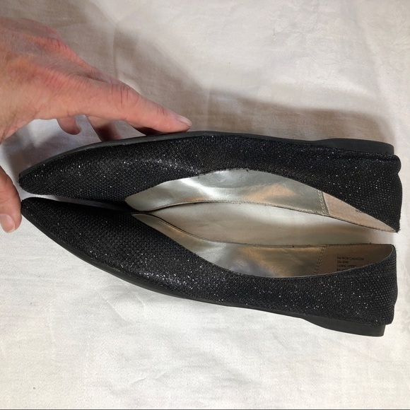 Worthington Glitter Sparkle Pointed Toe Calhoun Flats - Picture 3 of 7